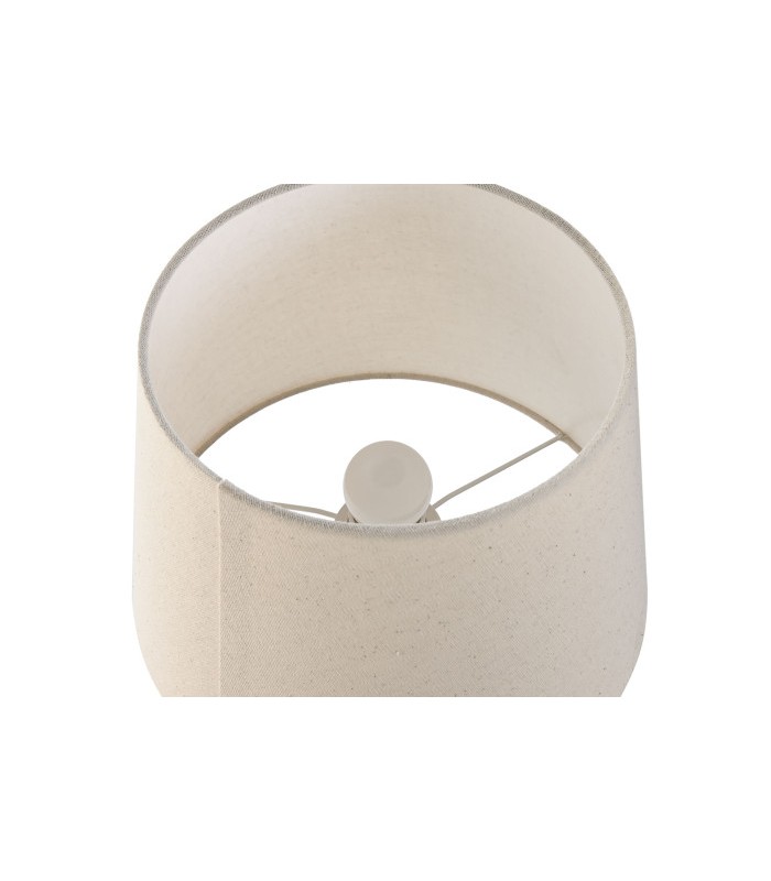 LAMPARA SOBREMESA METAL LINO 28X28X49 DORADO LA-219048