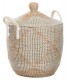 CESTA SEAGRASS ALGODON 41*57CM DC-221156