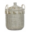 CESTA SEAGRASS ALGODON 43*41CM DC-221161