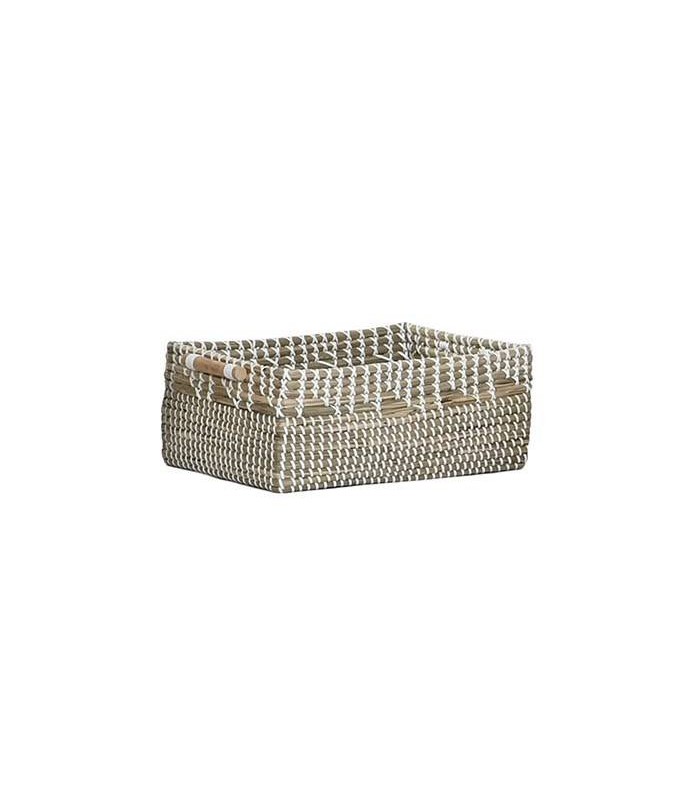 CESTA SEAGRASS ALGODON 38*26CM DC-221161