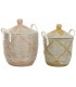 CESTA SEAGRASS ALGODON 41*57CM DC-221156
