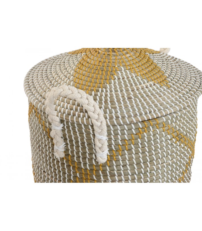 CESTA SEAGRASS ALGODON 31*41CM DC-221156