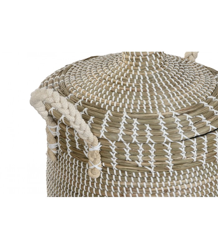 CESTA SEAGRASS ALGODON 51*47CM DC-221161