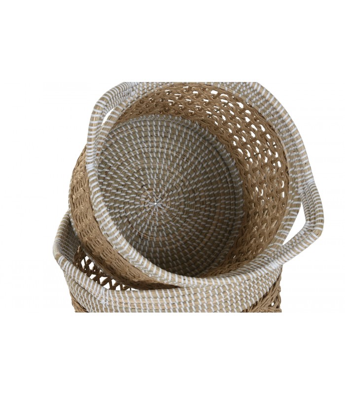 CESTA SEAGRASS PAPEL Ø40*42h Cm DC-221155