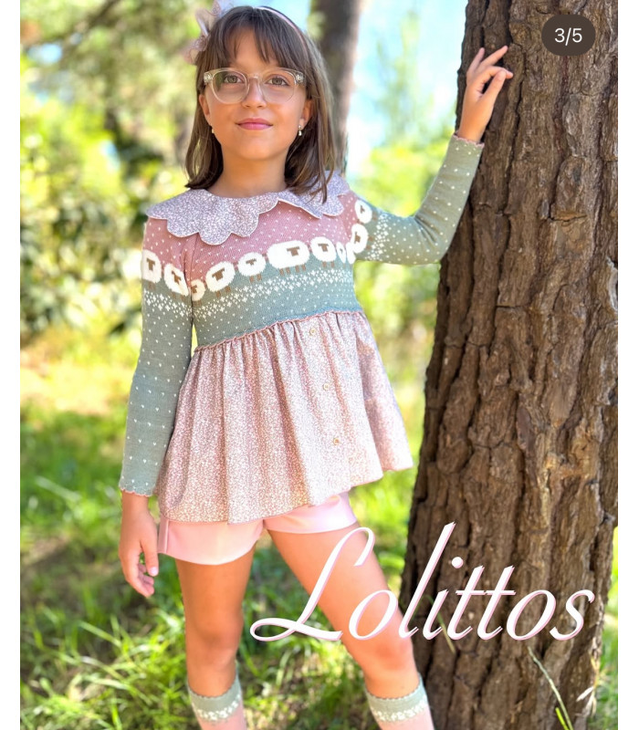 BLUSON+SHORT BORREGUITO LOLITTOS