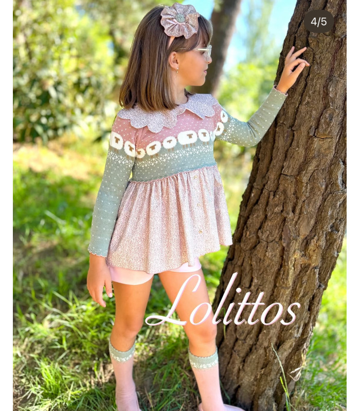 BLUSON+SHORT BORREGUITO LOLITTOS