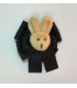 PINZA/BROCHE LAZO NEGRO CONEJO MON PETIT BONBON IM103