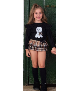 SUDADERA PERRO+BRAGUITA MON PETIT BONBON IM165/7