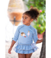 SUDADERA+BRAGUITA LAZOS PIO PIO IP381
