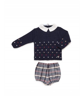 CONJUNTO PANTALON CUADRO ESTRELLA 25590