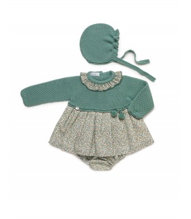 JESUSITO+GORRO FLORECITAS 25676