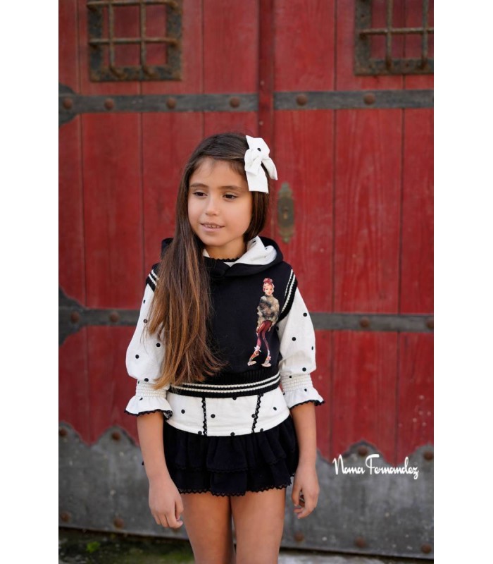 BLUSA+BOMBACHO+CHALECO DELIA NOMA FERNANDEZ