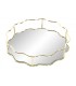 BANDEJA METAL/ESPEJO 25*25*5CM BD-221465