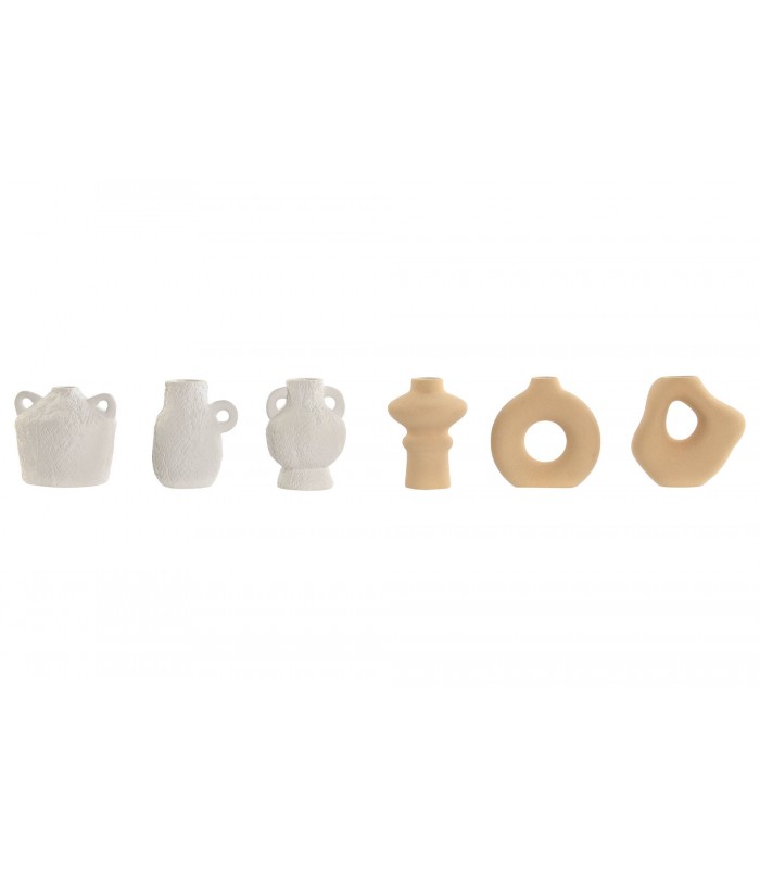 SET/3 JARRONES GRES 32*11.5*9CM LD-216253