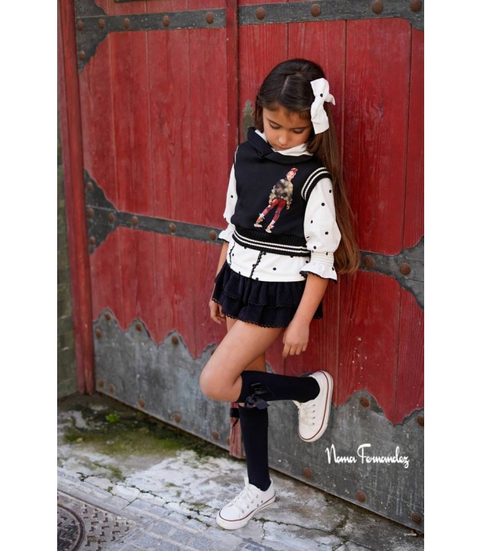 BLUSA+BOMBACHO+CHALECO DELIA NOMA FERNANDEZ