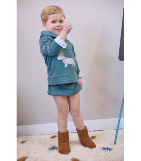 SUDADERA+BOMBACHO PETIT  FLOWER LA MARTINICA 9897