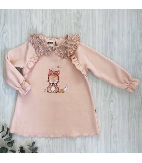 VESTIDO FELPA CAPERUCITA ROJA LA MARTINICA 10101