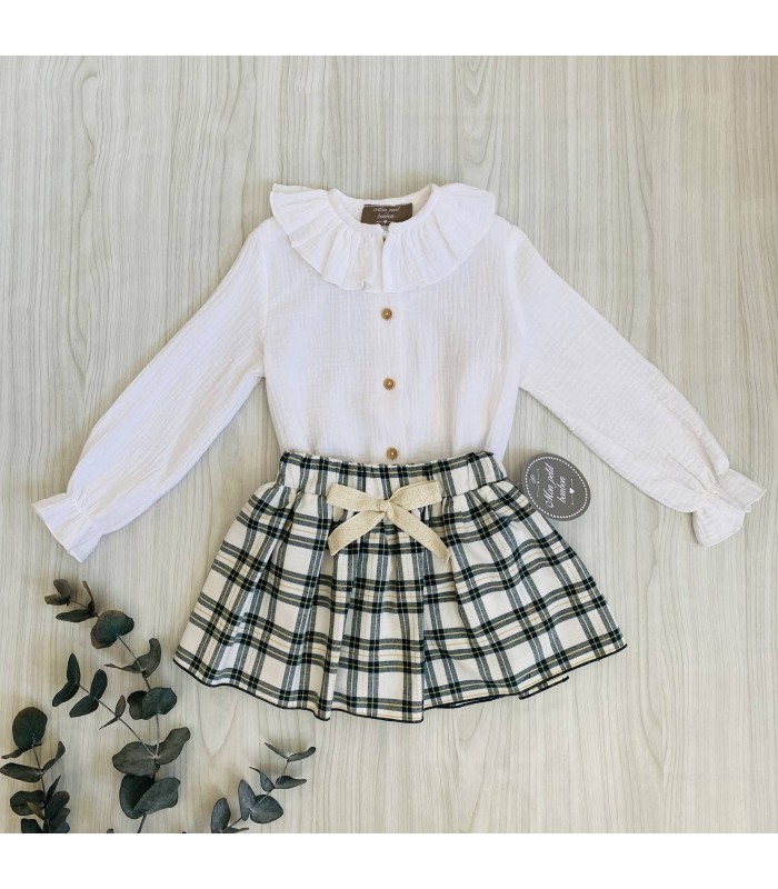 CAMISA+FALDA PANTALON MON PETIT BONBON IM013/14