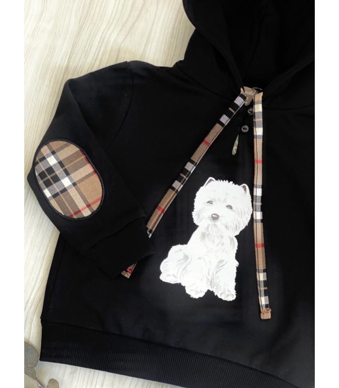 SUDADERA NIÑO PERRO MON PETIT BONBON IM172