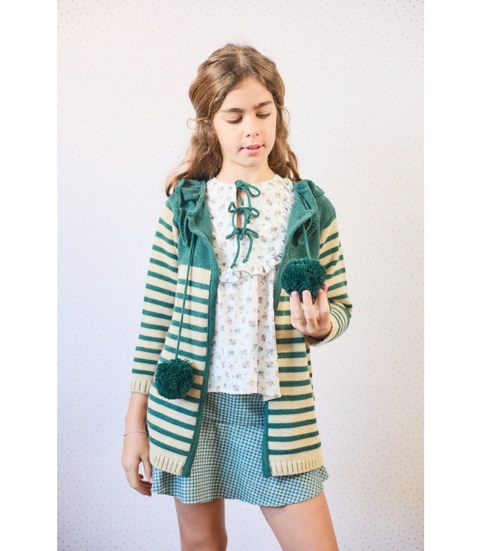 BLUSA+FALDA PETIT  FLOWER LA MARTINICA 9881/2