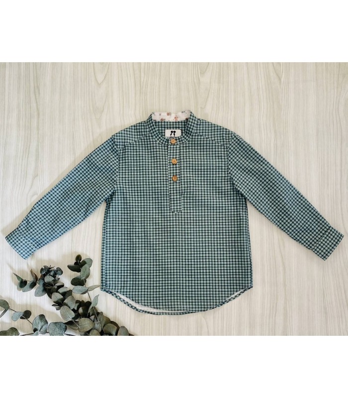 CAMISA MANGA LARGA PETIT  FLOWER LA MARTINICA 9894