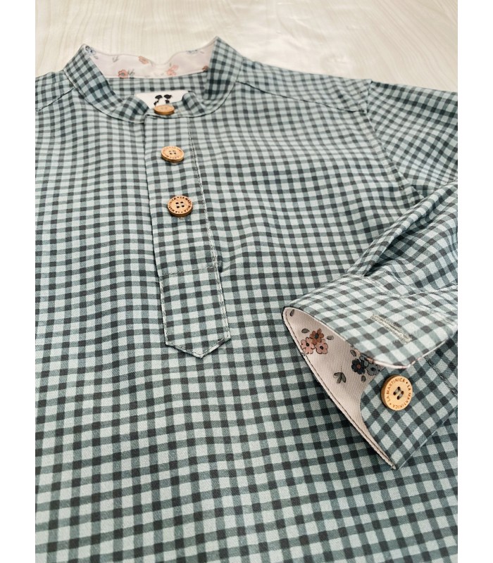 CAMISA MANGA LARGA PETIT  FLOWER LA MARTINICA 9894