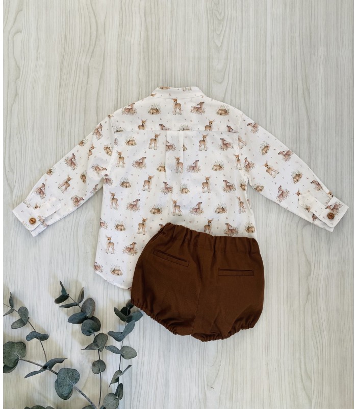 CAMISA+BOMBACHO NIÑO BICHITOS LA MARTINICA 9967