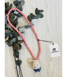 COLLAR CONEJITO CON BUFANDA MI PETIT MON LA MARTINICA 10156