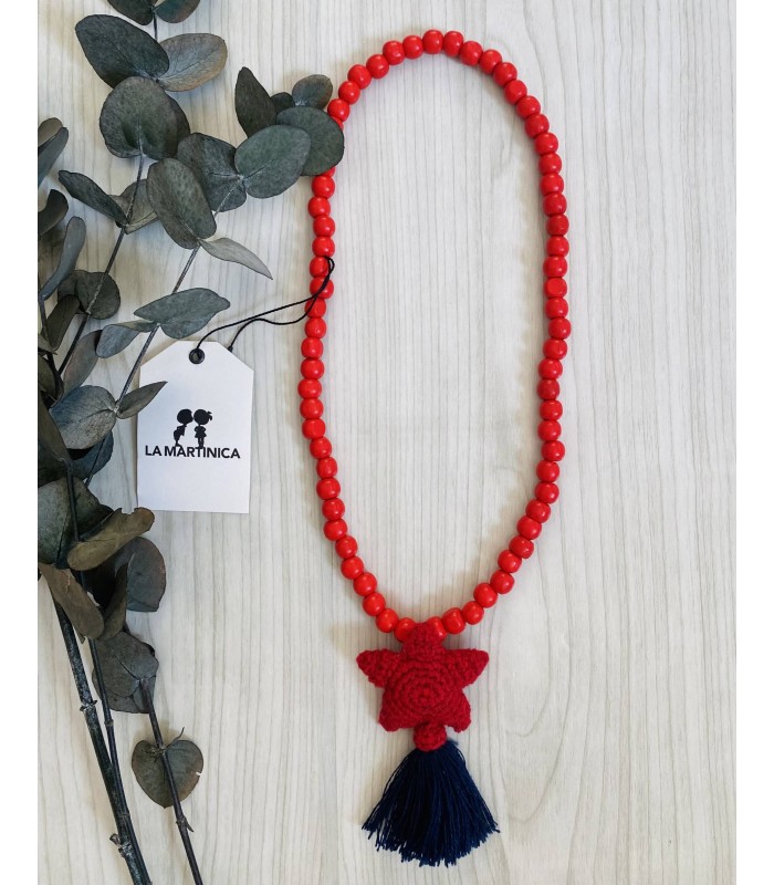 COLLAR ESTRELLA POMPOM BOUTIQUE LUNA LA MARTINICA 10080