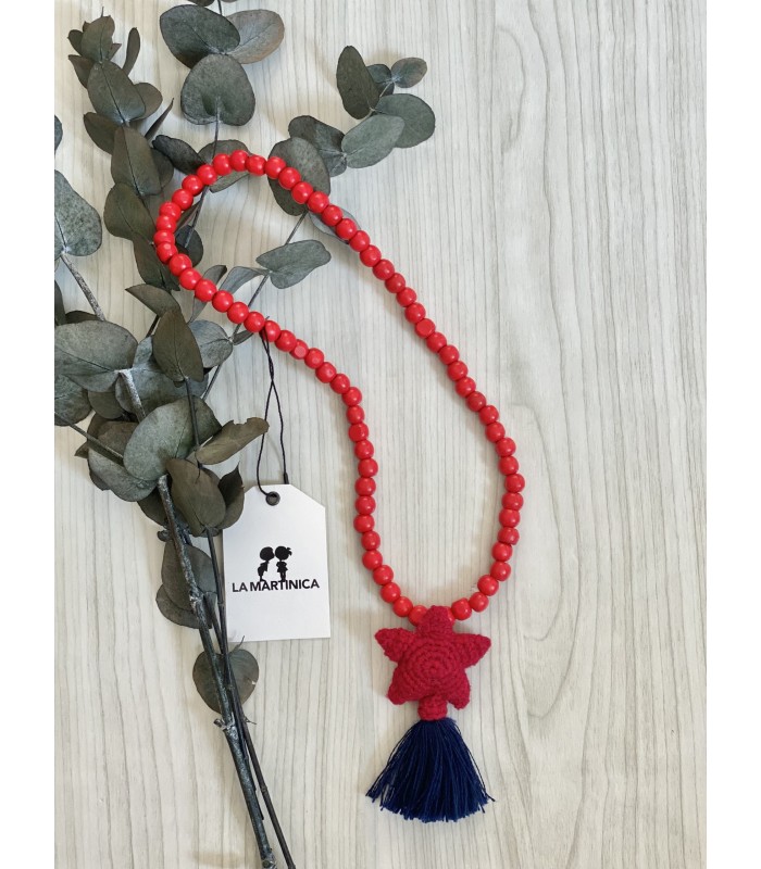 COLLAR ESTRELLA POMPOM BOUTIQUE LUNA LA MARTINICA 10080