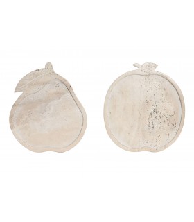 CENTRO MESA FRUTA DE MARMOL 30*27*1.8CM BD-221545