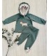 SUDADERA+PANTALON PETIT  FLOWER LA MARTINICA 9887