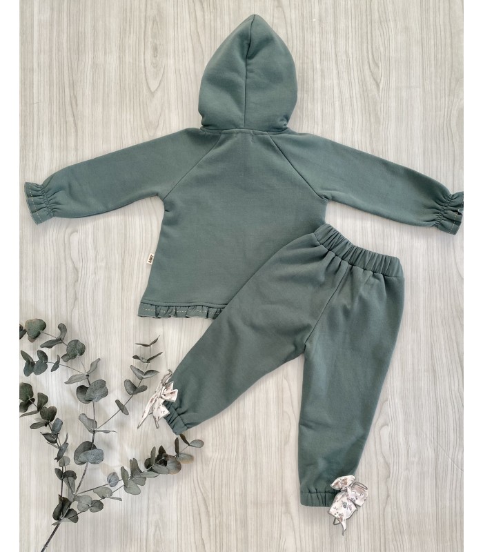 SUDADERA+PANTALON PETIT  FLOWER LA MARTINICA 9887