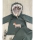 SUDADERA+PANTALON PETIT  FLOWER LA MARTINICA 9887