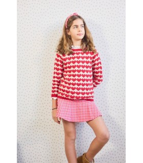 JERSEY+FALDA PINK  RED LA MARTINICA 10114/7