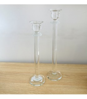 SET/2 PORTAVELAS CRISTAL 84-3629/30