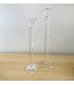 SET/2 PORTAVELAS CRISTAL 84-3629/30