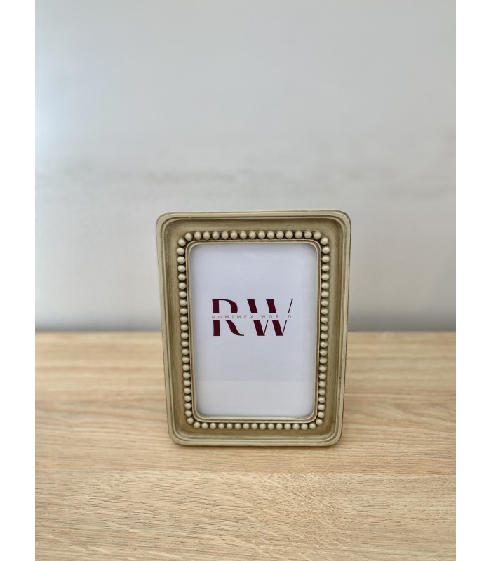 PORTAFOTO RESINA BEIGE 10-6-10