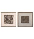 SET/2 CUADRO MADERA PINO RECICLADA 64*4*62CM CU-221814