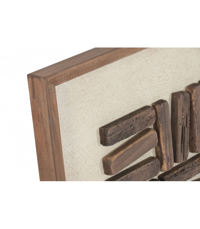 SET/2 CUADRO MADERA PINO RECICLADA 64*4*62CM CU-221814