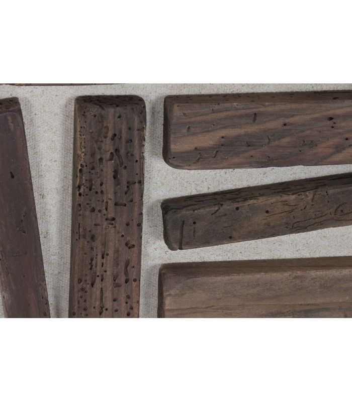 SET/2 CUADRO MADERA PINO RECICLADA 64*4*62CM CU-221814