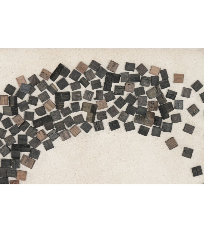 CUADRO MADERA PINO RECICLADA 82.5*4*82.5CM CU-221817