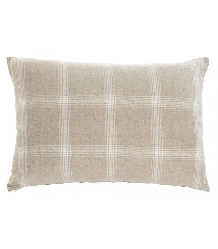 COJIN LINO CUADROS 60*40CM TX-219607