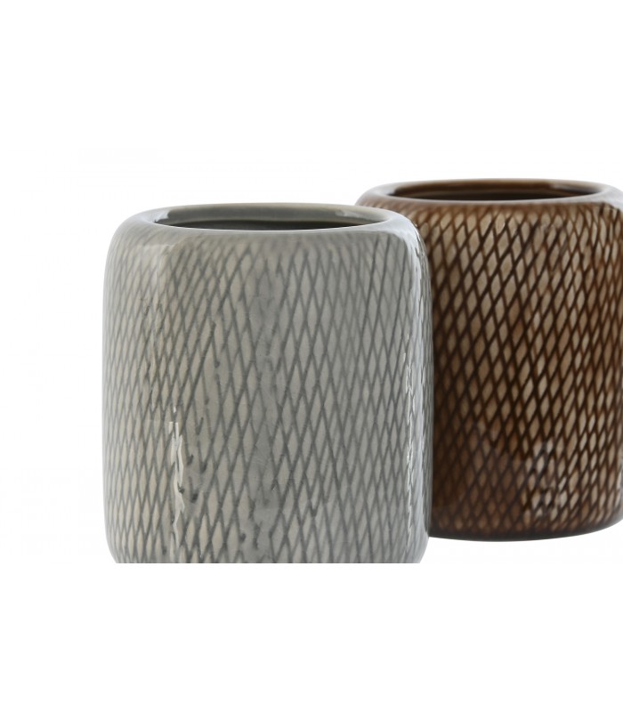 VASO GRES 8.5*8.5*10CM PB-217421