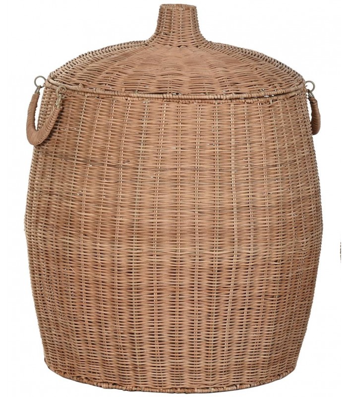 CESTA RATAN/METAL 45*45*56CM DC-222996