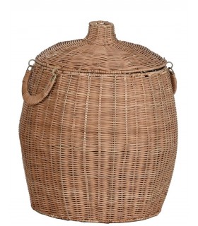 CESTA RATAN/METAL 38*38*44CM DC-222996