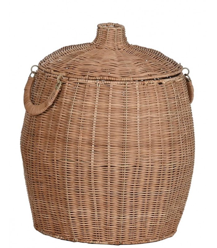 CESTA RATAN/METAL 38*38*44CM DC-222996