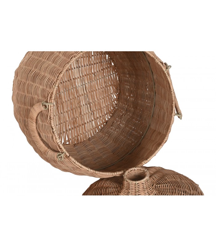 CESTA RATAN/METAL 45*45*56CM DC-222996