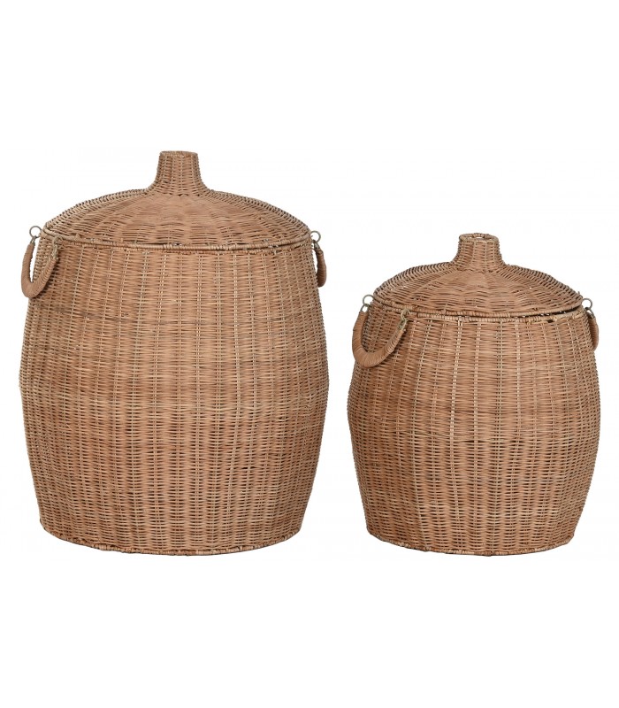 CESTA RATAN/METAL 45*45*56CM DC-222996