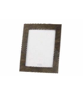 Portafotos Resina Negro/Dorado 770526/7/8